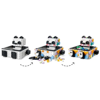 Конструктор LEGO DOTS Шухляда з милою пандою