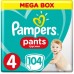 Подгузник Pampers трусики Pants Maxi Размер 4 (9-15 кг), 104 шт (4015400697534)