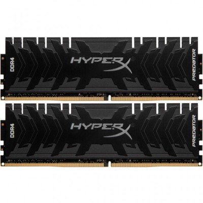 Модуль пам'яті для комп'ютера DDR4 16GB (2x8GB) 3600 MHz HyperX Predator Black HyperX (HX436C17PB4K2/16)