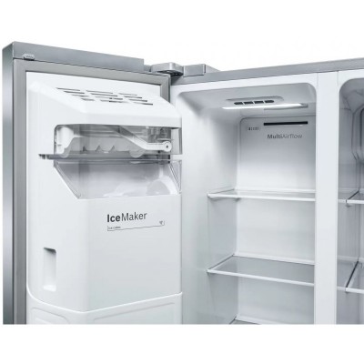 Холодильник Bosch SBS, 179x91x71, xолод.відд.-368л, мороз.відд.-165л, 2дв., А++, NF, дисплей, льодоген., нерж