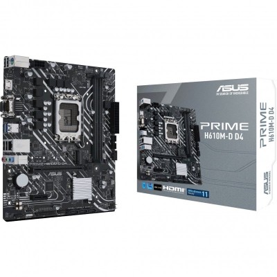 Материнcька плата ASUS PRIME H610M-D D4 s1700 H610 2xDDR4 M.2 HDMI D-Sub mATX