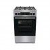 Плита Gorenje комбінована, 70л, 50x60см, дисплей, чавун, нерж