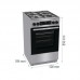 Плита Gorenje комбінована, 70л, 50x60см, дисплей, чавун, нерж