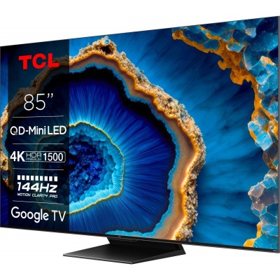 Телевізор 85" TCL MiniLED 4K 144Hz Smart Google TV Titan ONKYO sound