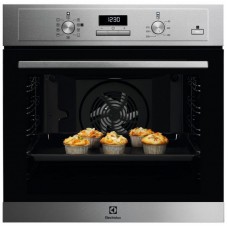Духова шафа Electrolux електрична, 72л, A, пара, дисплей, конвекція, телескопічні напрямні, нерж
