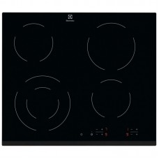 Варильна поверхня Electrolux електрична склокерамічна, 60см, чорний Варильна поверхня Electrolux електрична склокерамічна, 60см, чорний
