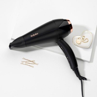 Фен Babyliss DC, 2200Вт, 3 режими, дифузор, іоніз-я, хол. обдув, чорний Фен Babyliss DC, 2200Вт, 3 режими, дифузор, іоніз-я, хол. обдув, чорний
