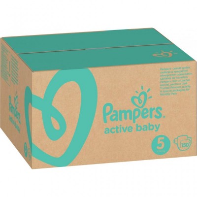 Подгузник Pampers Active Baby Junior Размер 5 (11-16 кг) 150 шт. (8001090910981)