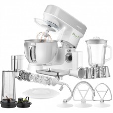 Кухонна машина Sencor 1200Вт, чаша-метал, корпус-пластик, насадок-19, білий Кухонна машина Sencor 1200Вт, чаша-метал, корпус-пластик, насадок-19, білий