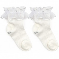 Шкарпетки UCS Socks з рюшами (M0C0102-2022-18-cream) Шкарпетки UCS Socks з рюшами (M0C0102-2022-18-cream)