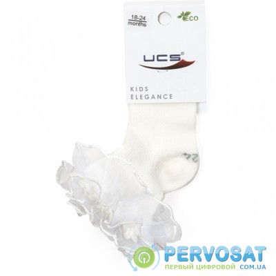 Носки UCS Socks с рюшами (M0C0102-2022-18-cream)