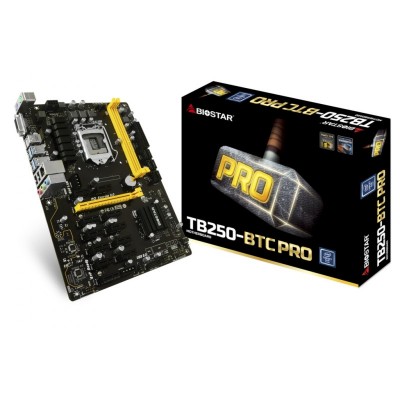 Материнська плата Biostar TB250-BTC PRO Intel B250, Socket 1151, ATX, GbE LAN Dual