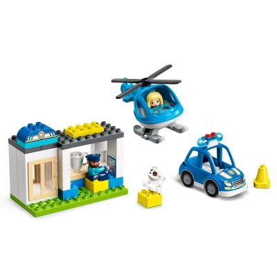Конструктор LEGO DUPLO Town Поліцейська дільниця та гелікоптер