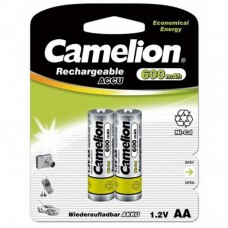 Акумулятор Camelion AA 600mAh Ni-Cd *2 R6-2BL (NC-AA600BP2) Акумулятор Camelion AA 600mAh Ni-Cd *2 R6-2BL (NC-AA600BP2)