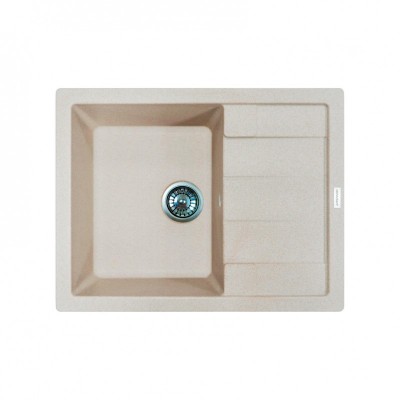 Мийка кухонна Adamant Anila, штучний камінь, прямокут., з крилом, 645х495х200мм, чаша - 1, врізна, Avena
