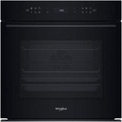 Духова шафа Whirlpool електрична, 73л, A+, дисплей, конвекція, піроліз, телескопічні напрямні, чорний