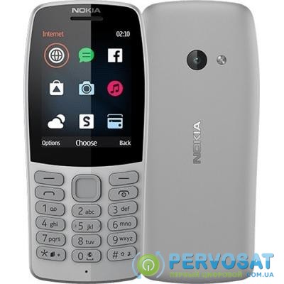 Мобильный телефон Nokia 210 DS Grey (16OTRD01A03)