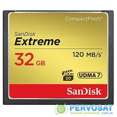 Карта памяти SANDISK 32Gb Compact Flash Extreme (SDCFXSB-032G-G46)