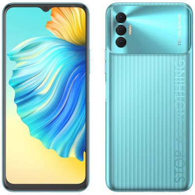 Смартфон TECNO Spark 8p (KG7n) 4/128Gb NFC Dual SIM Turquoise Cyan