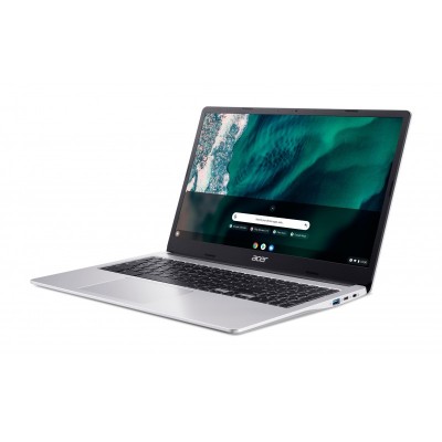 Ноутбук Acer Chromebook CB315-4HT 15&quot; FHD IPS Touch, Intel P N6000, 8GB, F128GB, UMA, ChromeOS, сріблястий