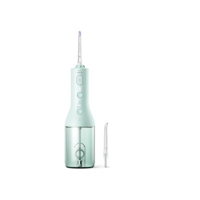 Іригатор Philips портативний Sonicare Cordless Power Flosser 3000, чохол, 2 насадки, м'ятний