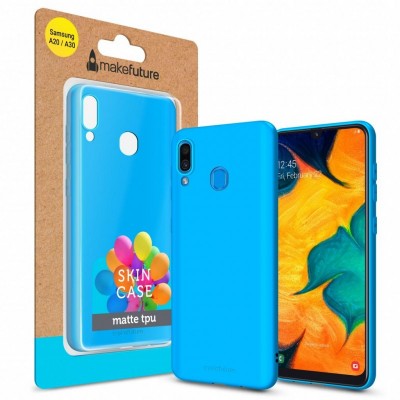 Чехол для моб. телефона MakeFuture Flex Case (Soft-touch TPU) Samsung A20/A30 Light Blue (MCF-SA205LB)