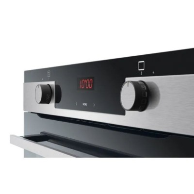 Духова шафа Hansa електрична, 65л, A, дисплей, конвекція, телескопічні направляючі, 3 скла, нержавіюча сталь