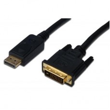 Кабель мультимедійний Display Port to DVI 24+1pin, 2.0m ASSMANN (AK-340306-020-S) Кабель мультимедійний Display Port to DVI 24+1pin, 2.0m ASSMANN (AK-340306-020-S)