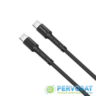 Дата кабель ColorWay Type-C - Type-C 2.0m (PD Fast Charging) 3.0А (68W) (CW-CBPDCC031-GR)