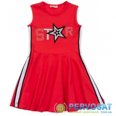 Платье Breeze со звездой (14410-134G-red)