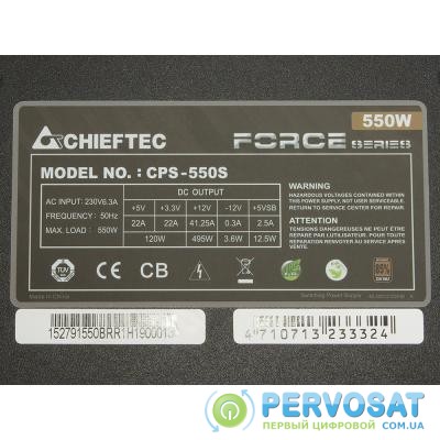 Блок питания CHIEFTEC 550W (CPS-550S)