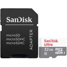 Карта пам'яті SANDISK 32GB microSD class 10 Ultra Light (SDSQUNR-032G-GN3MA) Карта пам'яті SANDISK 32GB microSD class 10 Ultra Light (SDSQUNR-032G-GN3MA)