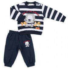 Набір дитячого одягу Breeze з левом (6856-86B-blue) Набір дитячого одягу Breeze з левом (6856-86B-blue)