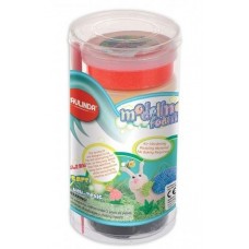 Маса для ліплення Paulinda Modeling foam Набір 6*45мл пластиковий бокс Маса для ліплення Paulinda Modeling foam Набір 6*45мл пластиковий бокс