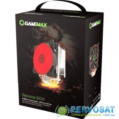 Кулер для процессора Gamemax Gamma 500-Green