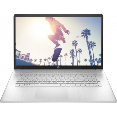 Ноутбук HP 17-cp2016ua 17.3" FHD IPS AG, AMD R5-7520U, 16GB, F512GB, UMA, DOS, сріблястий