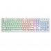 Клавіатура REAL-EL 7070 Comfort Backlit, white