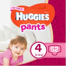 Підгузок Huggies Pants 4 для девочек (9-14 кг) 52 шт (5029053564012) Підгузок Huggies Pants 4 для девочек (9-14 кг) 52 шт (5029053564012)