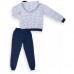 Спортивний костюм Breeze в горошок (7858-146G-gray)