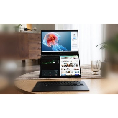 Ноутбук ASUS Zenbook Duo UX8406MA-PZ044W 14" 3K OLED, Intel Ultra 7 155H, 16GB, F1TB, UMA, Win11, Сірий
