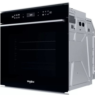 Духова шафа Whirlpool електрична, 73л, A+, дисплей, конвекція, телескопічні напрямні, чорний