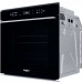 Духова шафа Whirlpool електрична, 73л, A+, дисплей, конвекція, телескопічні напрямні, чорний