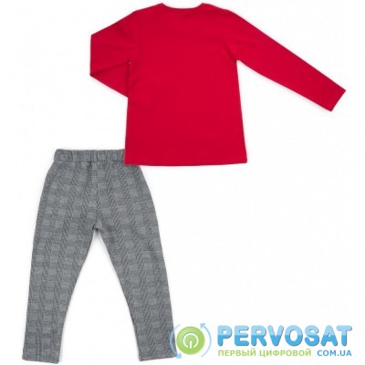 Набор детской одежды Breeze "ALWAYS KEEP POSITIVE ATTITUDE" (13591-116G-red)