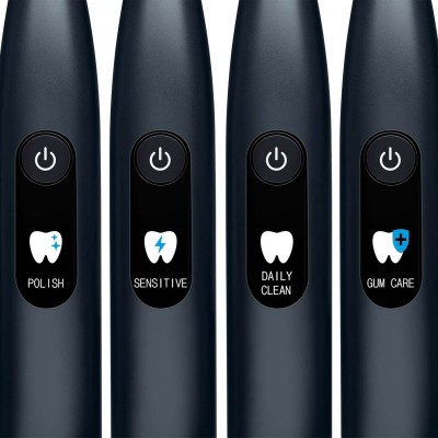 Щітка зубна електр. Beurer, Midnight Ink GP, 80т. колив/хв, насадок-2, 5 режимів , чорний