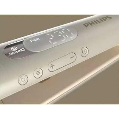 Випрямляч Philips SenseIQ Series 8000, 1800Вт, темп.режимів-14, 120-230С, іонізація, кераміка, золотий Випрямляч Philips SenseIQ Series 8000, 1800Вт, темп.режимів-14, 120-230С, іонізація, кераміка, золотий