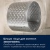 Пральна машина Electrolux фронтальна, 10кг, 1400, A, 66см, дисплей, пара, інвертор, сріблястий темний