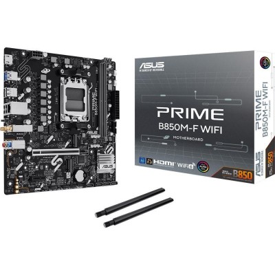 Материнcька плата ASUS PRIME B850M-F WIFI sAM5 B850 2xDDR5 M.2 HDMI Wi-Fi BT mATX Материнcька плата ASUS PRIME B850M-F WIFI sAM5 B850 2xDDR5 M.2 HDMI Wi-Fi BT mATX