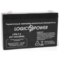 Батарея до ДБЖ LogicPower 6В 7.2 Ач (2571) Батарея до ДБЖ LogicPower 6В 7.2 Ач (2571)