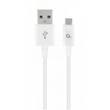 Дата кабель USB 2.0 AM to Micro 5P 2.0m Cablexpert (CC-USB2P-AMmBM-2M-W) Дата кабель USB 2.0 AM to Micro 5P 2.0m Cablexpert (CC-USB2P-AMmBM-2M-W)