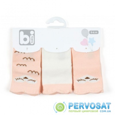 Носки Bibaby с совушками (68195-0G-peach)
